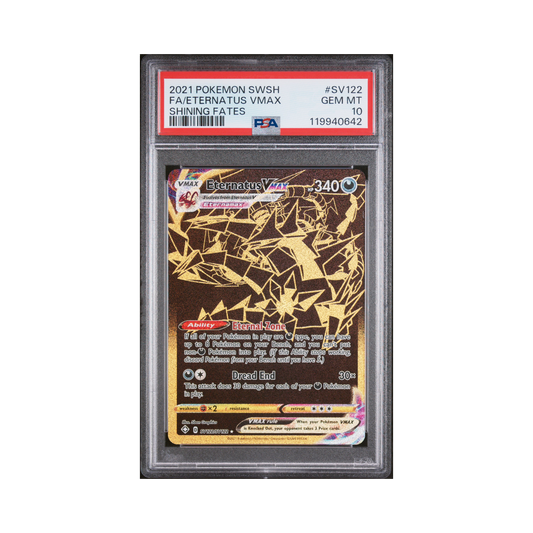 2021 Pokemon Sword & Shield Shining Fates Eternatus VMAX #SV122 PSA 10