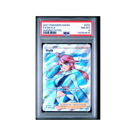 2021 Pokemon Sword & Shield Shining Fates Skyla #072 PSA 8