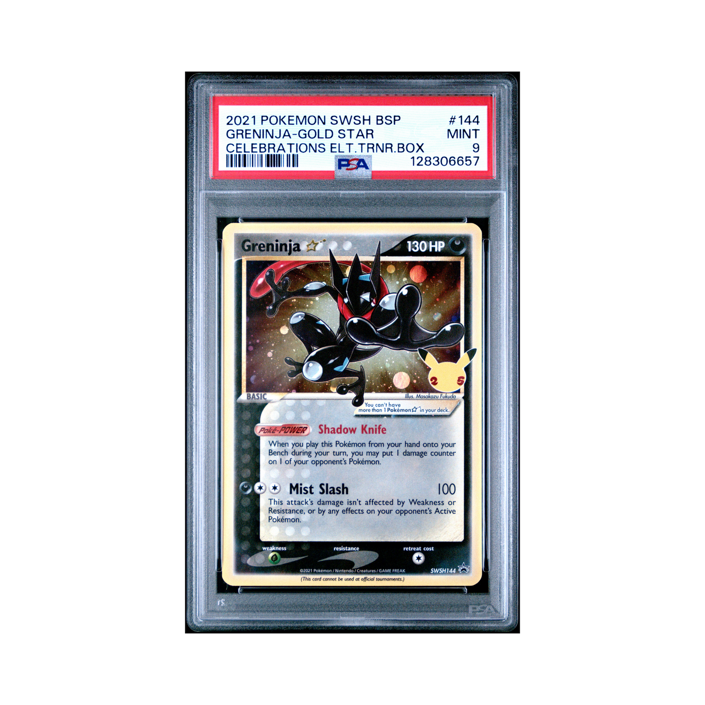 PSA9 Greninja Gold Star 2021 ポケモンカード 2021 Pokemon SWSH Black Star Promo Greninja-gold Star #144 PSA 9