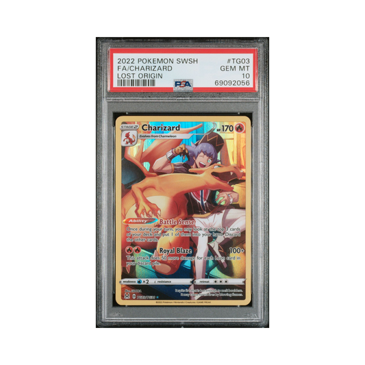 2022 Pokemon Lost Origin Trainer Gallery Charizard #TG03 PSA 10