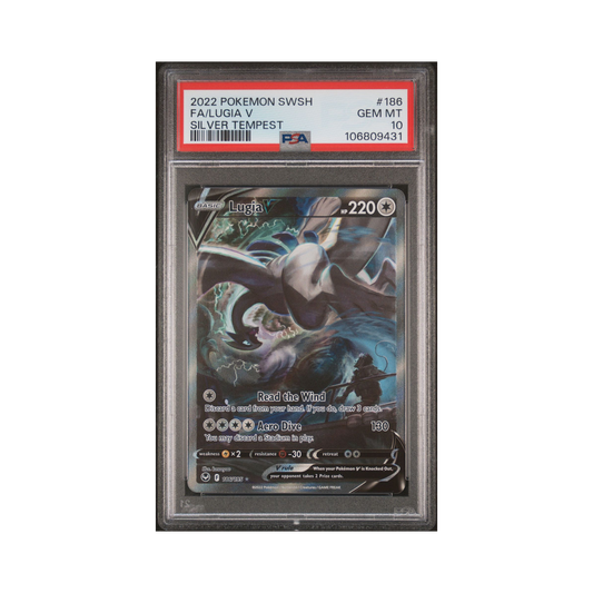 2022 Pokemon Silver Tempest Lugia V #186 PSA 10