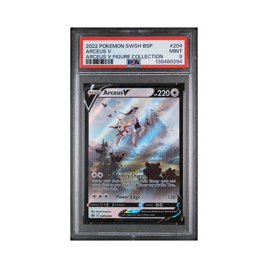 2022 Pokemon SWSH Black Star Promos Arceus V #SWSH204 PSA 9