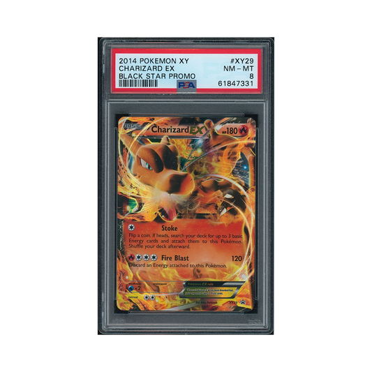 2014 Pokemon XY Black Star Promo Charizard EX #XY29 PSA 8