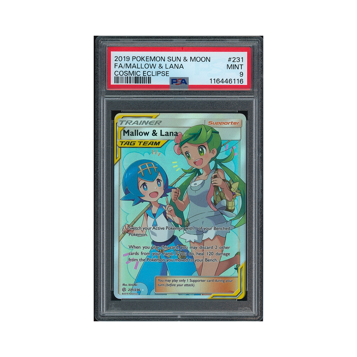 mallow card pokemon 2019 Sun & Moon Cosmic Eclipse & Lana #231 PSA 9 – Common Lands Edition:Buggy Edition podipegrenco1 Su Originally released May Caterpie | Generations |