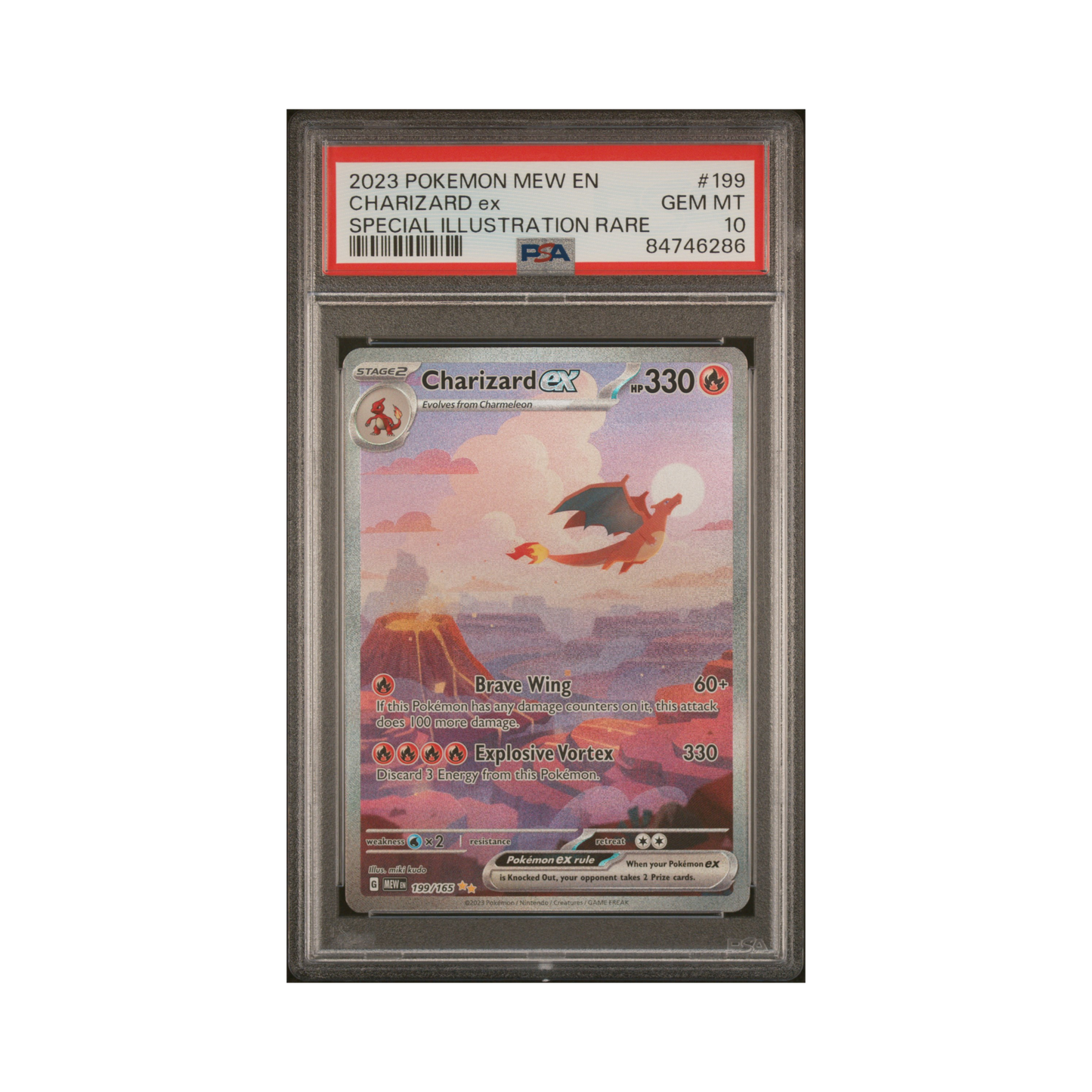 2023 Pokemon 151 Charizard ex #199 PSA 10