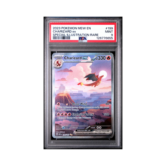 2023 Pokemon 151 Charizard ex #199 PSA 9