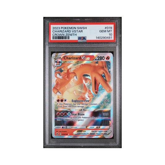 2023 Pokemon Crown Zenith Charizard VSTAR #19 PSA 10