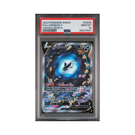 2023 Pokemon Crown Zenith Galarian Gallery Lumineon V #GG39 PSA 10