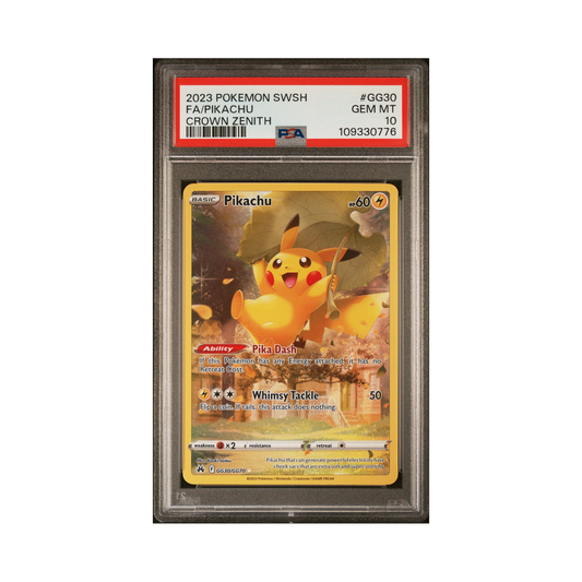 2023 Pokemon Crown Zenith Galarian Gallery Pikachu #GG30 PSA 10