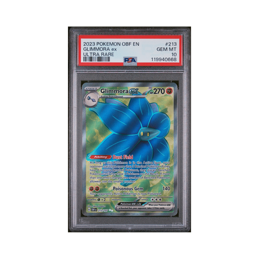 2023 Pokemon Obsidian Flames Glimmora EX #213 PSA 10