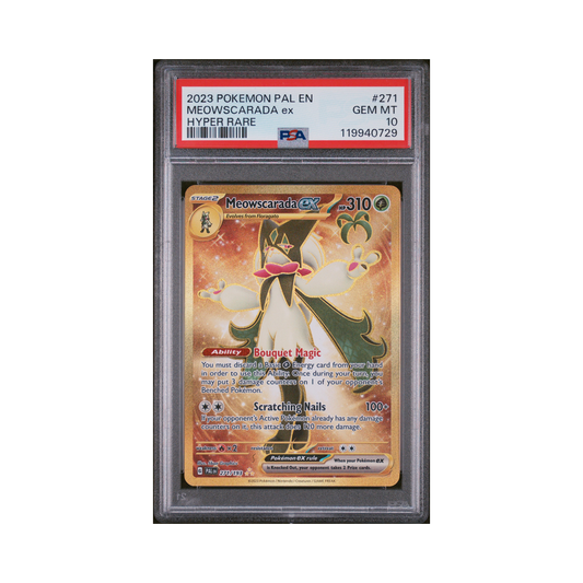 2023 Pokemon Paldea Evolved Meowscarada EX #271 PSA 10