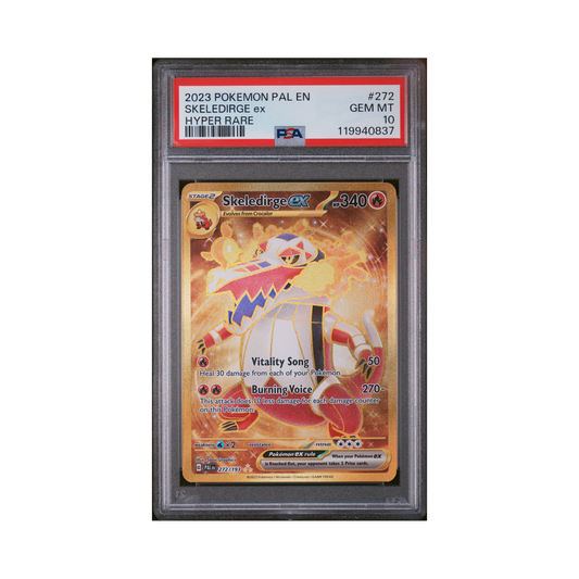 2023 Pokemon Paldea Evolved Skeledirge EX #272 PSA 10