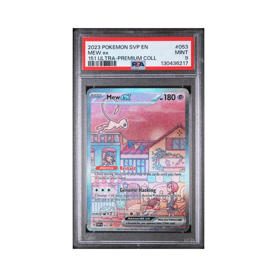 2023 Pokemon Scarlet & Violet Black Star Promos Mew ex #53 PSA 9 ...