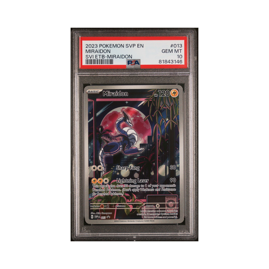 2023 Pokemon Scarlet & Violet Black Star Promos Miraidon #13 PSA 10