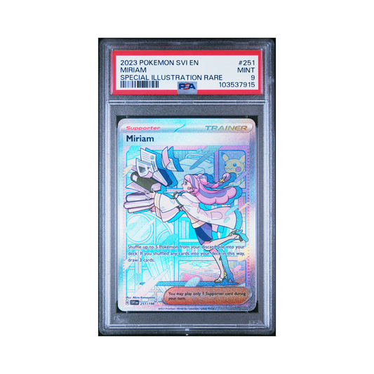 2023 Pokemon Scarlet & Violet Miriam #251 PSA 9
