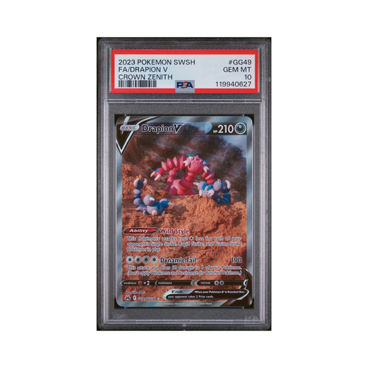 2023 Pokemon Sword And Shield Crown Zenith Drapion V #GG49 PSA 10