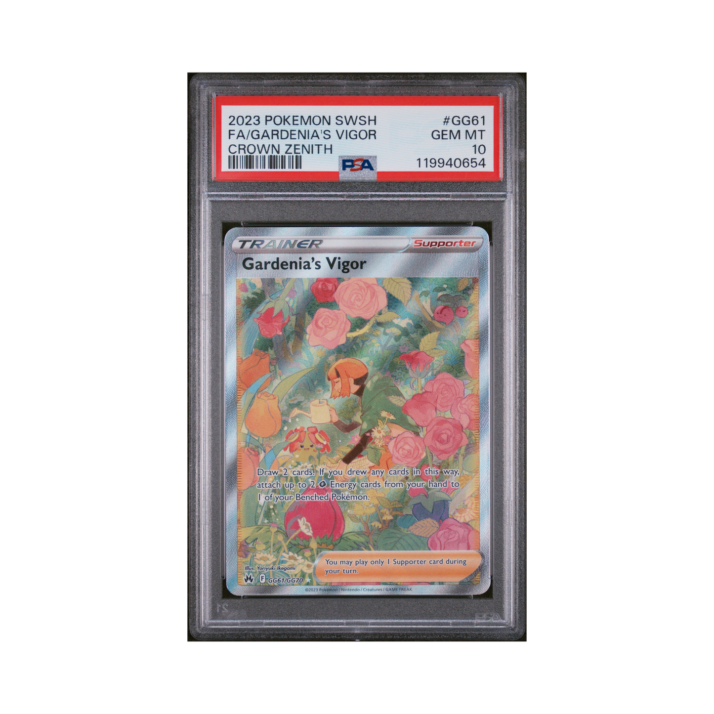 2023 Pokemon Sword And Shield Crown Zenith Gardenia's Vigor #GG61
