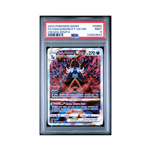2023 Pokemon Sword And Shield Crown Zenith Hsn.samurott VSTAR #GG52 PSA 9