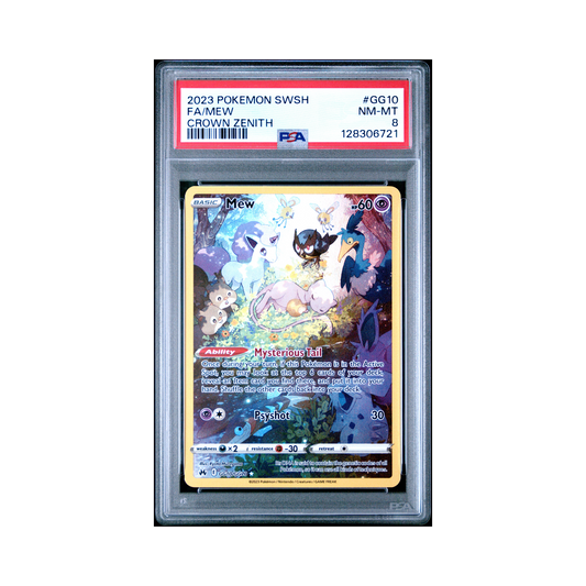 2023 Pokemon Sword And Shield Crown Zenith Mew #GG10 PSA 8