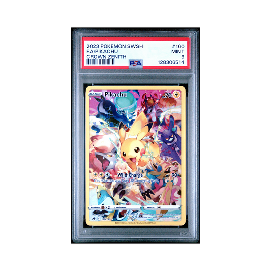 2023 Pokemon Sword And Shield Crown Zenith Pikachu #160 PSA 9