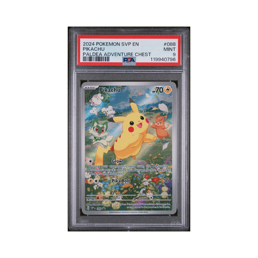 2024 Pokemon Svp Black Star Promo Pikachu #088 PSA 9