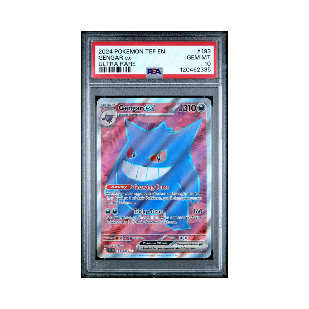 2024 Pokemon Temporal Forces Gengar ex #193 PSA 10 – Common Lands