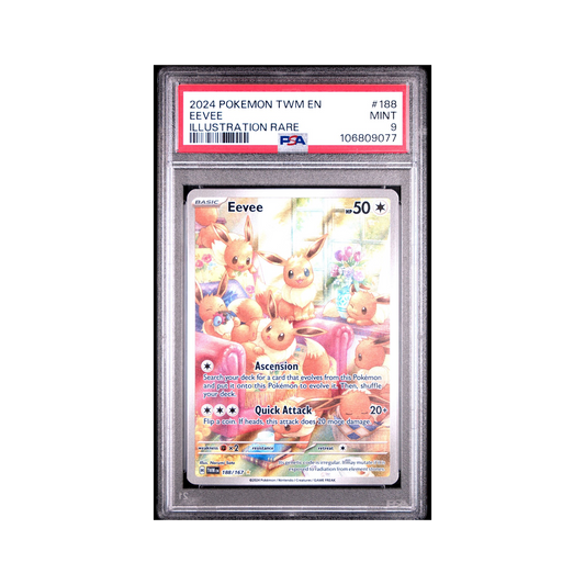 2024 Pokemon Twilight Masquerade Eevee #188 PSA 9