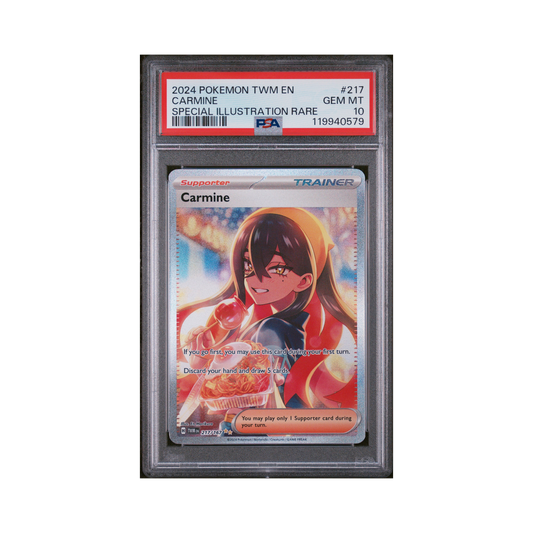 2024 Pokemon Twilight Masquerade Carmine #217 PSA 10