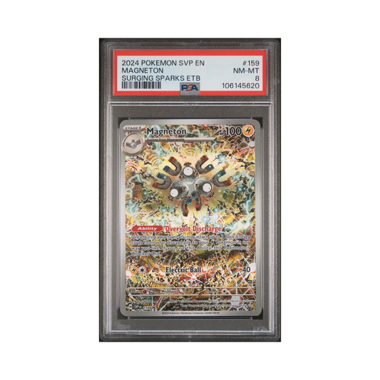 2024 Pokemon Svp Black Star Promo Magneton #159 PSA 8