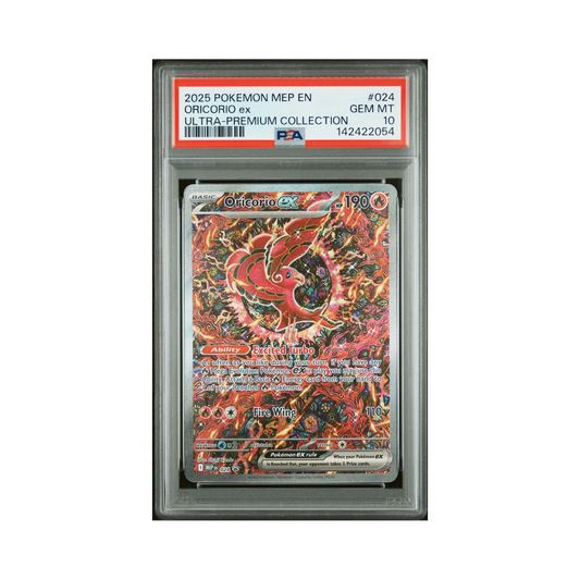 2025 Pokemon Mega Evolution Black Star Promos Oricorio ex #24 PSA 10