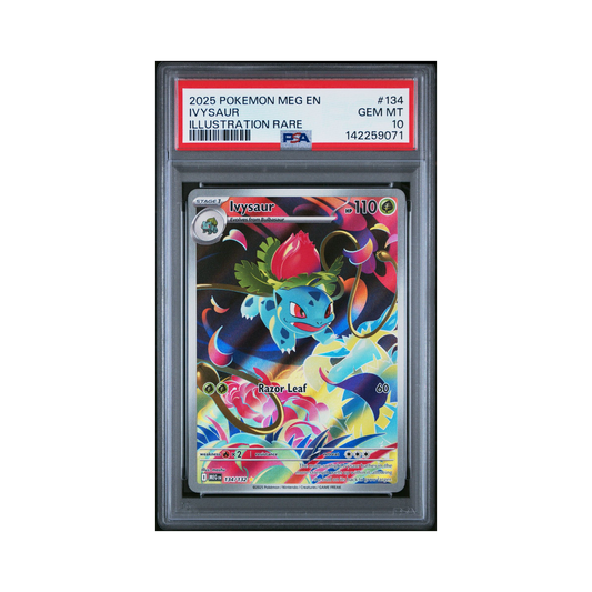 2025 Pokemon Mega Evolution Ivysaur #134 PSA 10