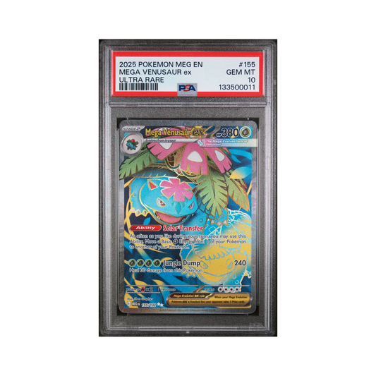 2025 Pokemon Mega Evolution Mega Venusaur ex #155 PSA 10