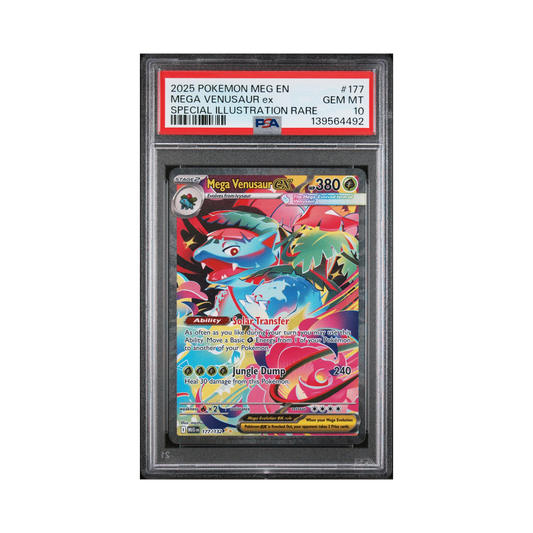 2025 Pokemon Mega Evolution Mega Venusaur ex #177 PSA 10