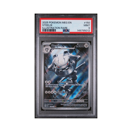 2025 Pokemon Mega Evolution Steelix #150 PSA 9