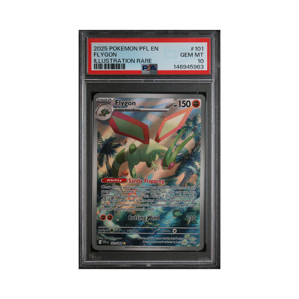 2025 Pokemon Phantasmal Flames Flygon #101 PSA 10 – Common Lands