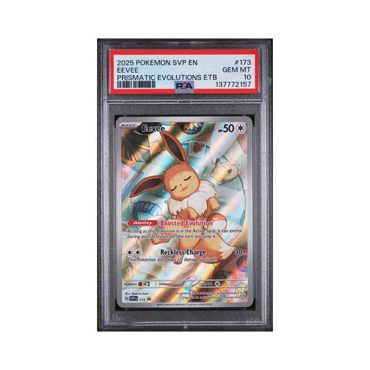 2025 Pokemon Scarlet & Violet Black Star Promos Eevee #173 PSA 10