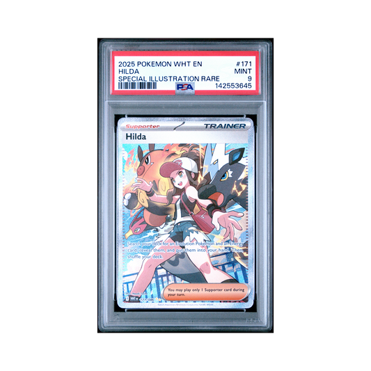 2025 Pokemon Wht Flare Hilda #171 PSA 9