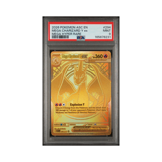 2026 Pokemon Ascended Heroes Mega Charizard Y ex #294 PSA 9