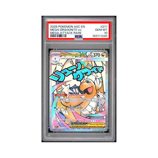 2026 Pokemon Ascended Heroes Mega Dragonite ex #271 PSA 10