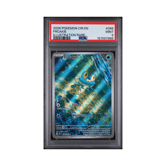 2026 Pokemon Chaos Rising Froakie #88 PSA 9