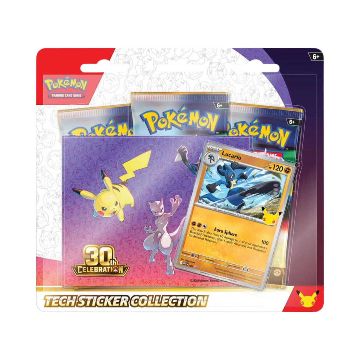30th Celebration Tech Sticker Collection [Lucario]