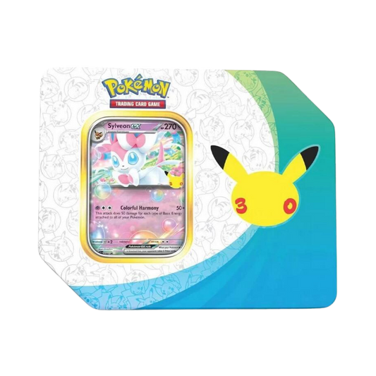 30th Celebration ex Tin [Sylveon ex] (Retail Version)