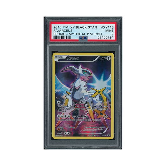 2016 Pokemon XY Black Star Promo Arceus #XY116 PSA 9