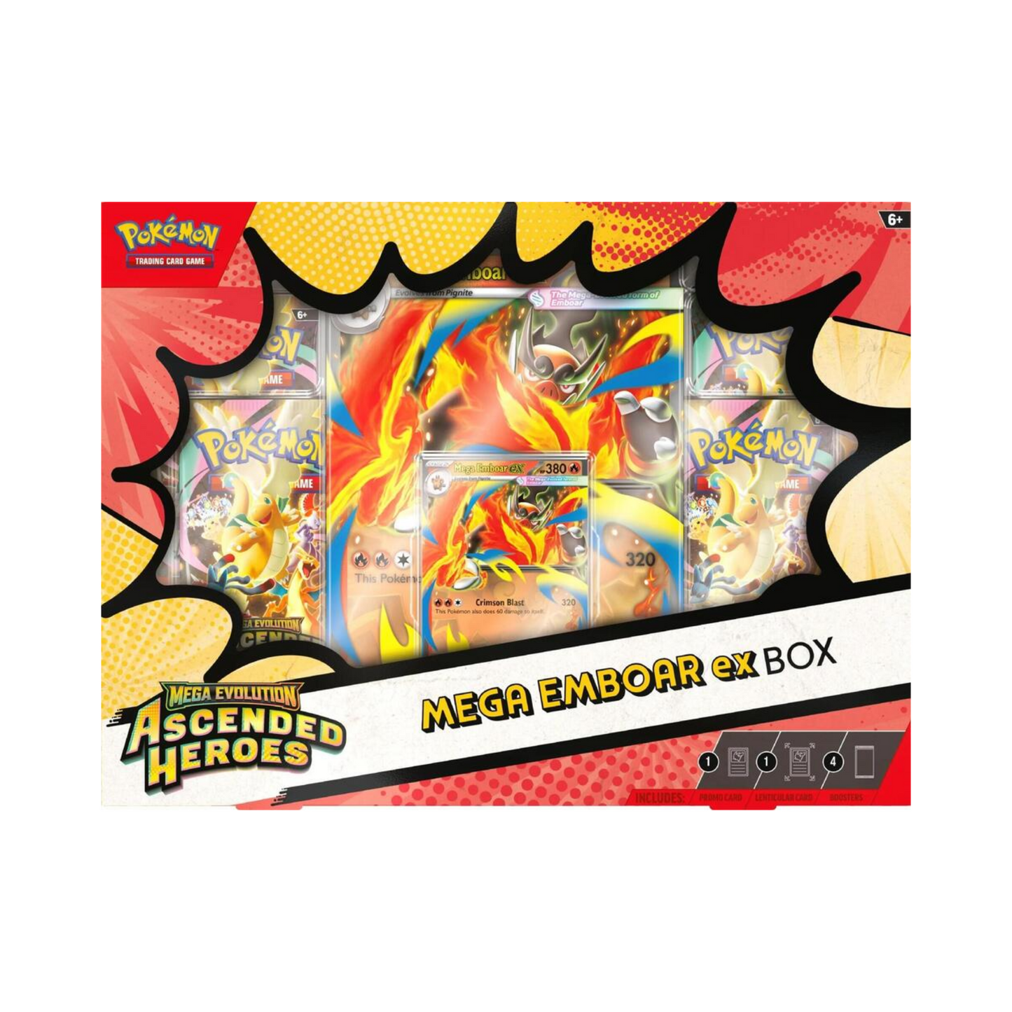Ascended Heroes Mega Emboar ex Box