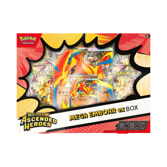 Ascended Heroes Mega Emboar ex Box