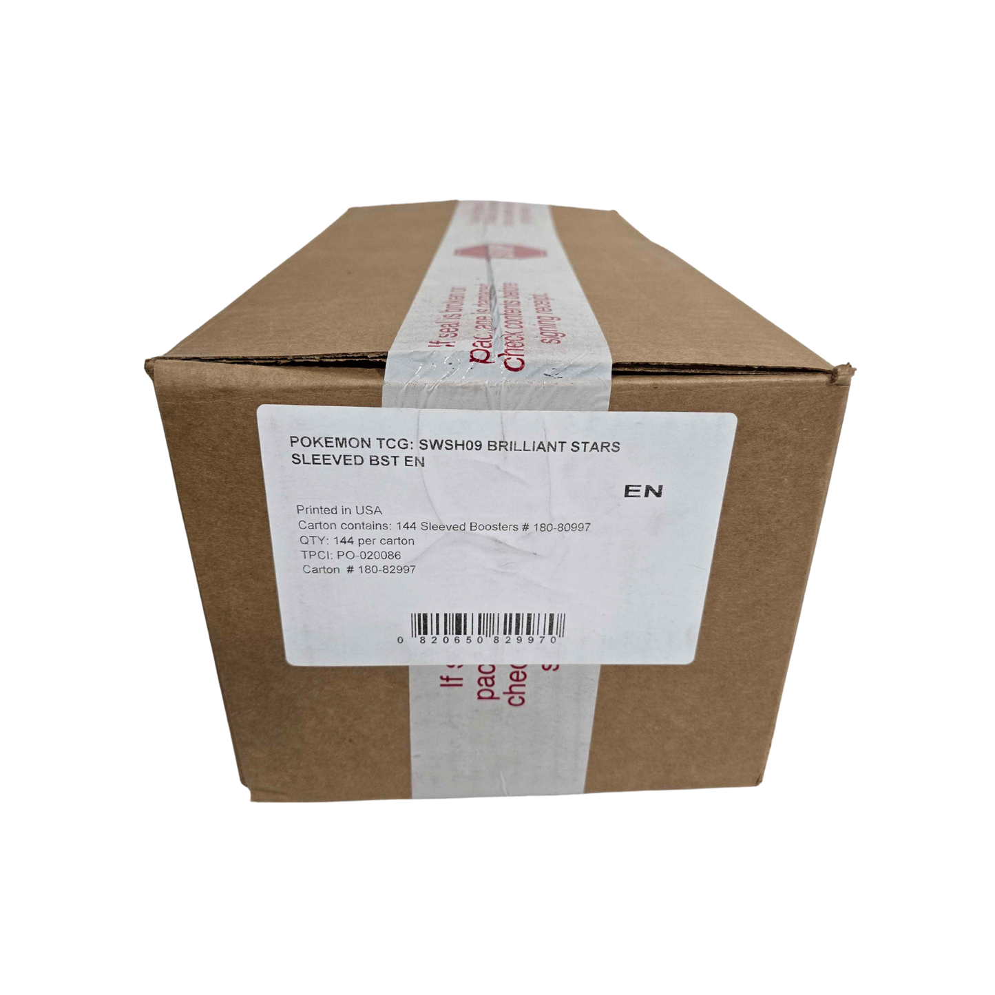 Brilliant Stars Sleeved Booster Pack Case [Sealed]