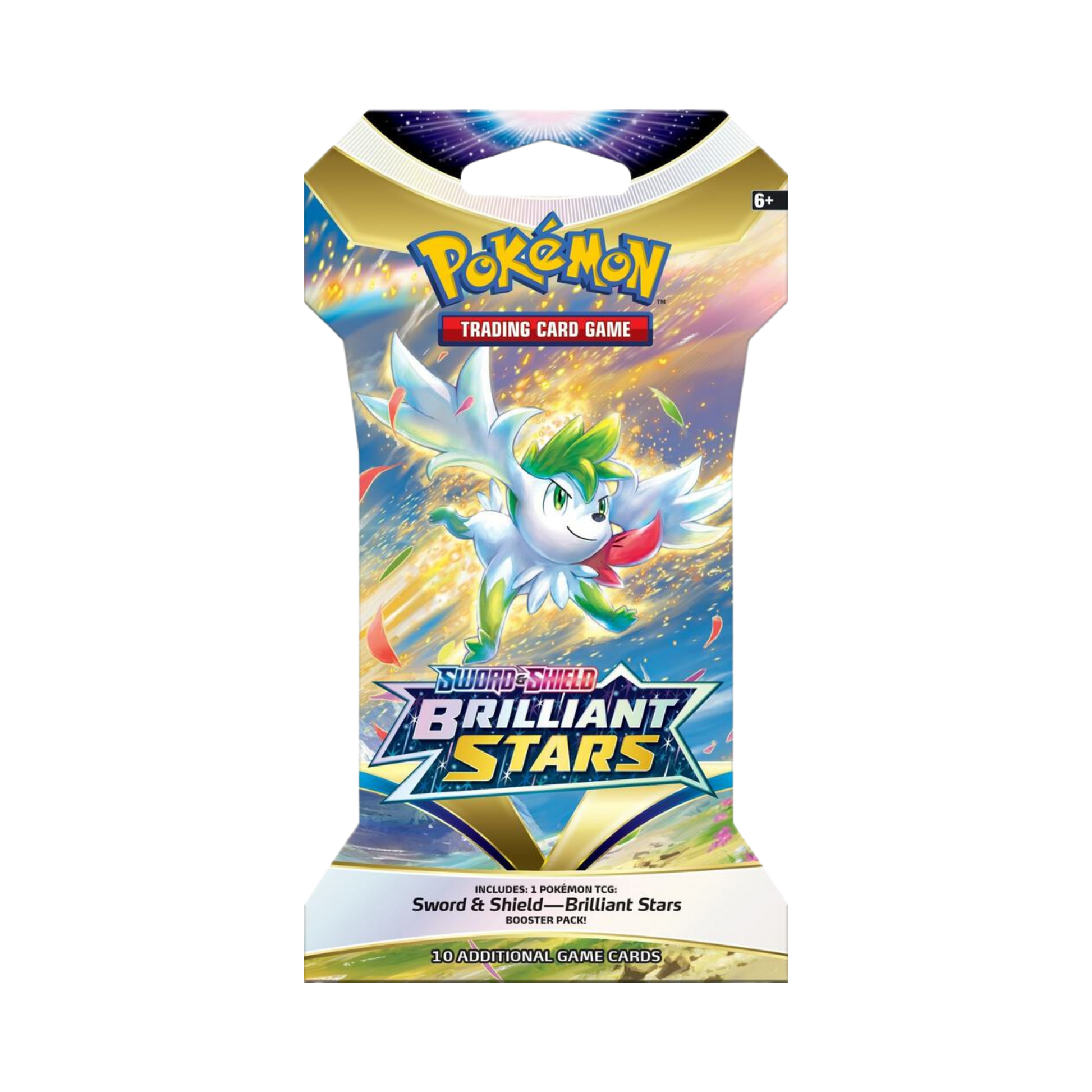 pokemon sword and shield brilliant stars booster pack Brilliant Stars Sleeved Booster Pack – Common Lands