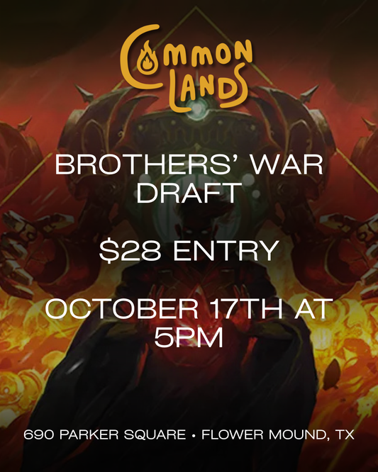 Brothers' War Draft — October 17th, 5 PM