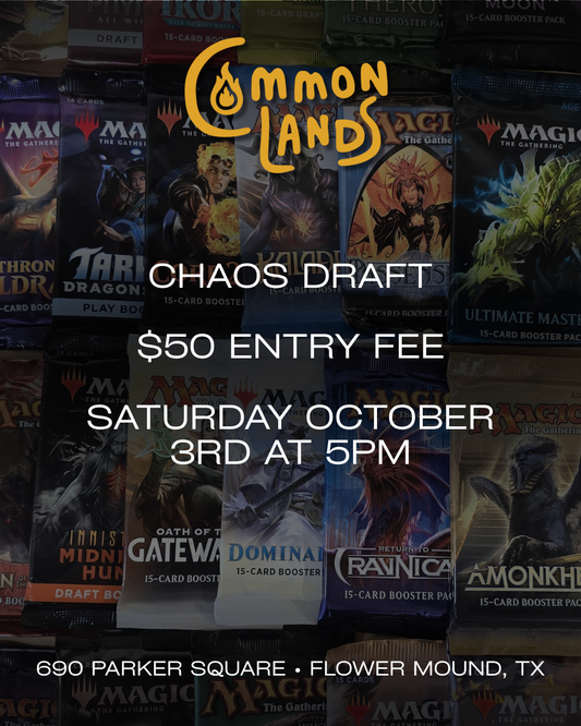 Chaos Draft — October 3rd, 5 PM