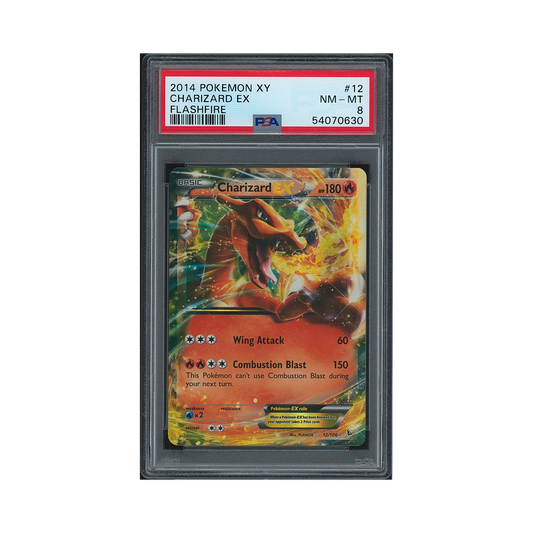 2014 Pokemon XY Flashfire Charizard EX #12 PSA 8
